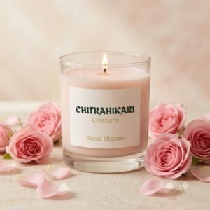Rose Petal Candle